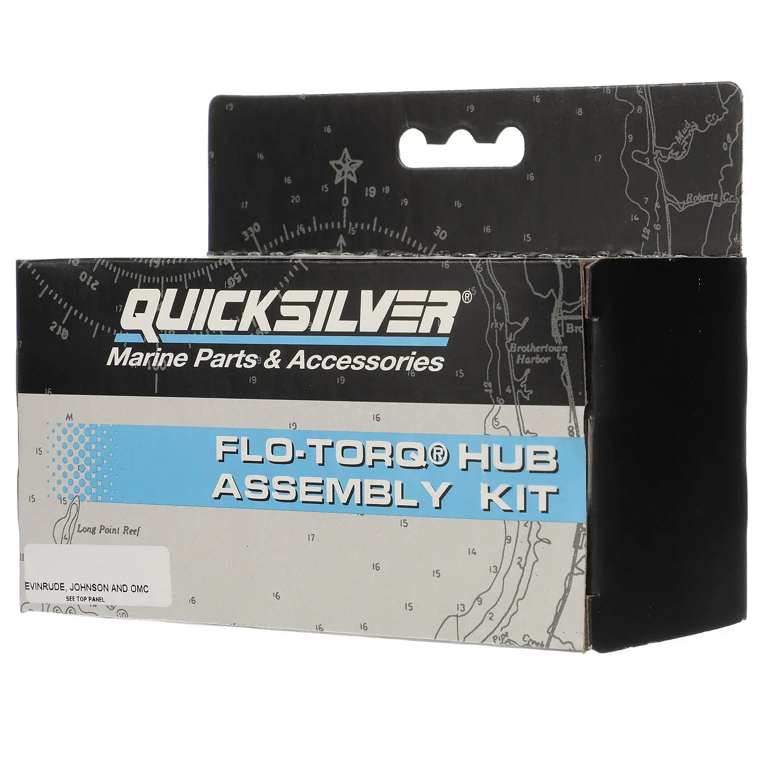 Quicksilver 8M0119082 Flo-Torq II Hub Johnson/Evinrude Outboards w/ V6/V8 Gear Case 1990 and Older