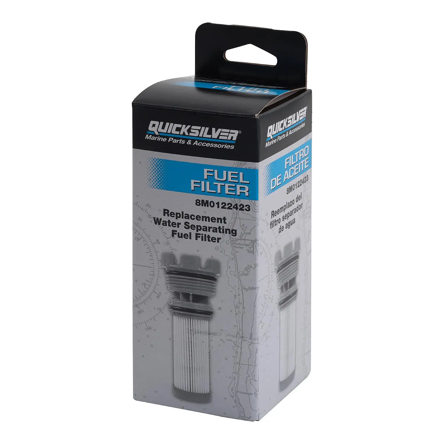 Quicksilver 8M0122423 Fuel Filter Element for Select Mercury and Mariner Outboards and MerCruiser Sterndrive Engines - Image 2