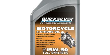 Quicksilver 15W-50 Full Synthetic Motorcycle Oil, 1 Qt.
