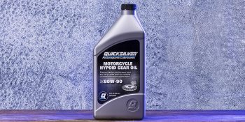 Quicksilver 8M0128380 80W-90 Motorcycle Hypoid Gear Oil, 1 Qt.