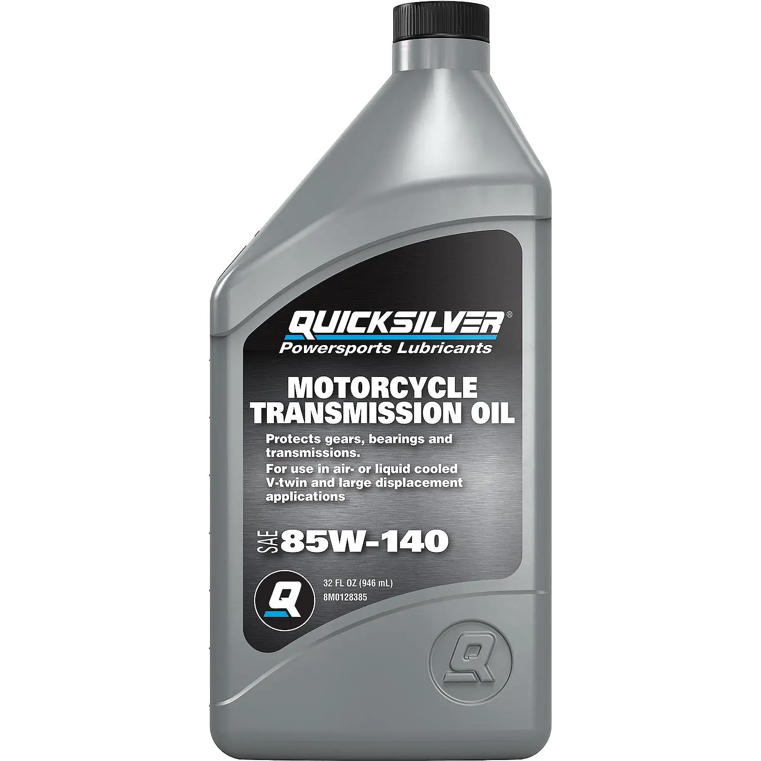 Quicksilver 8M0128385 85W-140 Motorcycle Transmission Oil, 1 Qt. - Image 4