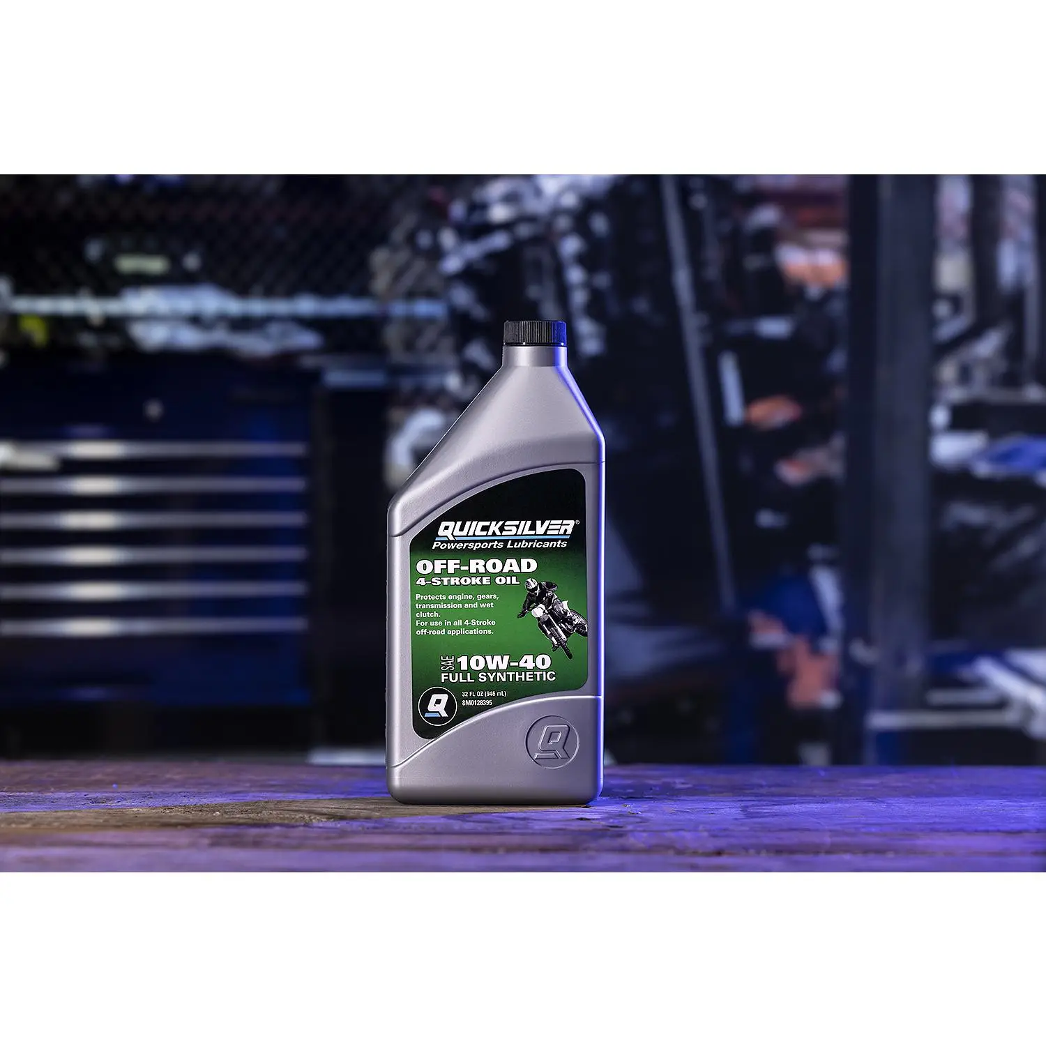 Quicksilver 10W-40 Full Synthetic Off Road Engine Oil, 1 Qt.