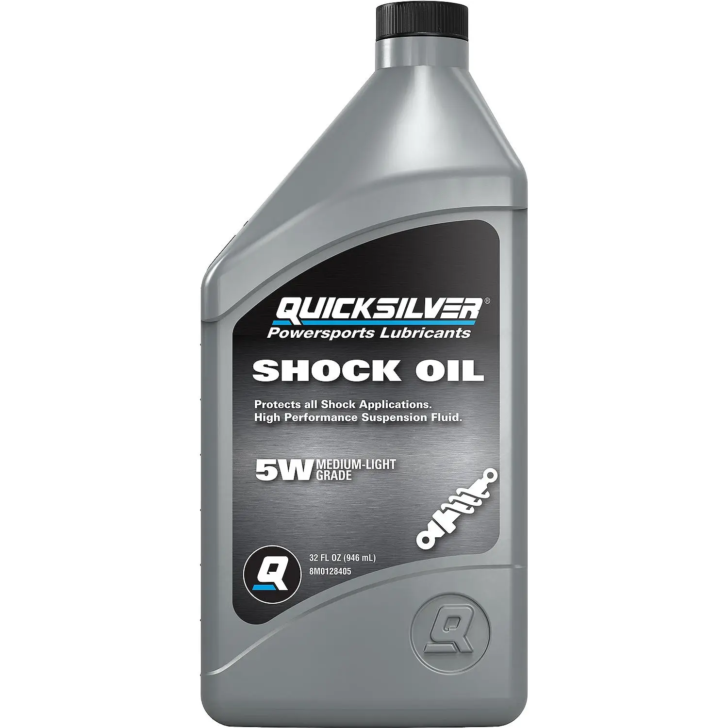 Quicksilver 8M0128405 5W Motorcycle Shock Oil, 1 Qt. - Image 4