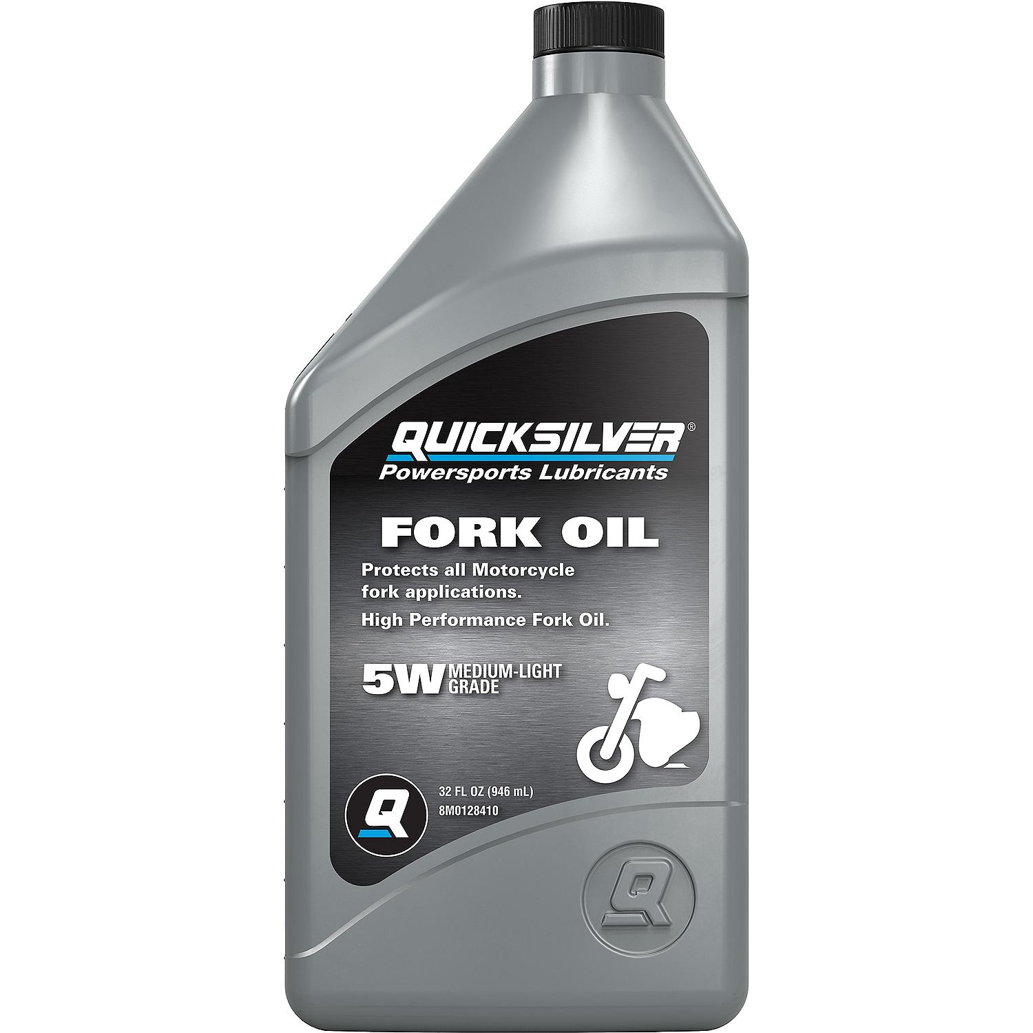 Quicksilver 8M0128410 Motorcycle Fork Oil, 1 Qt. - Image 2