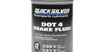 Quicksilver 8M0128415 DOT 4 Brake Fluid for Marine, Automotive and Powersports Brake Systems, 12 oz.