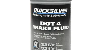 Quicksilver 8M0128415 DOT 4 Brake Fluid for Marine, Automotive and Powersports Brake Systems, 12 oz.