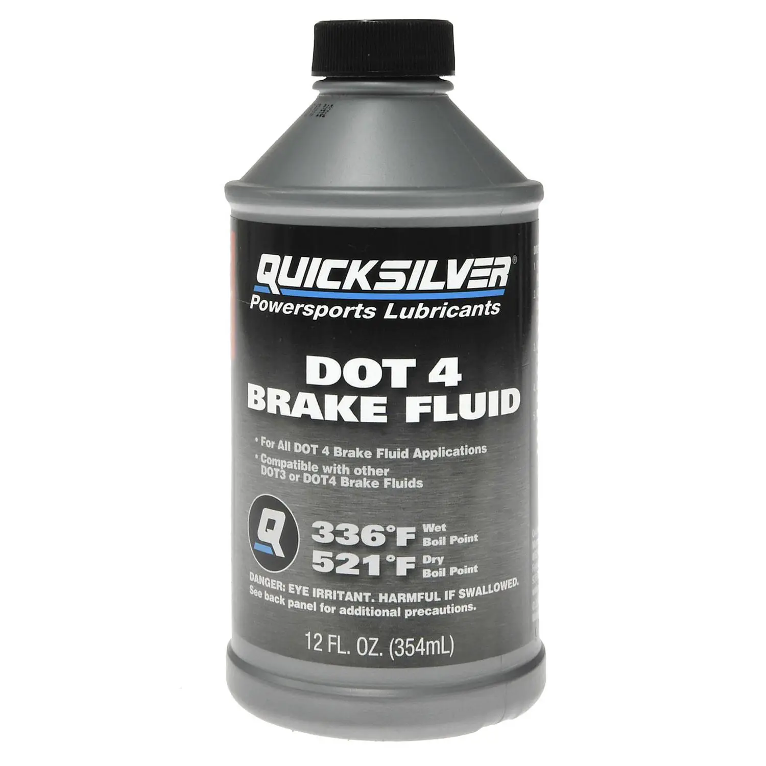 Quicksilver 8M0128415 DOT 4 Brake Fluid for Marine, Automotive and Powersports Brake Systems, 12 oz. Quicksilver 8M0128415 DOT 4 Brake Fluid for Marine, Automotive and Powersports Brake Systems, 12 oz.