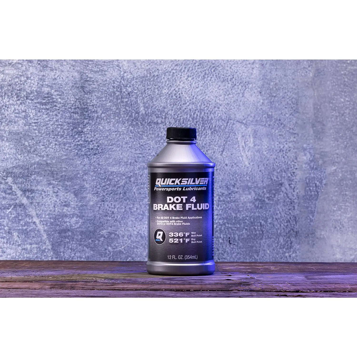 Quicksilver 8M0128415 DOT 4 Brake Fluid for Marine, Automotive and Powersports Brake Systems, 12 oz. - Image 4