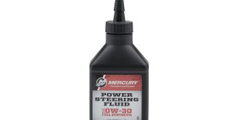Mercury 858076K01 SAE 0W-30 Full Synthetic Power Steering Fluid – 8 oz Bottle