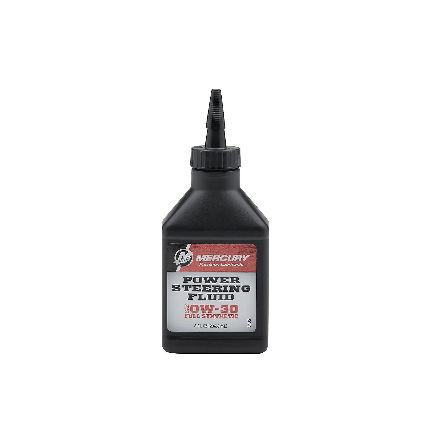 Mercury 858076K01 SAE 0W-30 Full Synthetic Power Steering Fluid – 8 oz Bottle