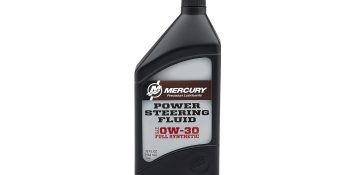 Mercury 858077K01 SAE 0W-30 Full Synthetic Power Steering Fluid – 32 oz Bottle