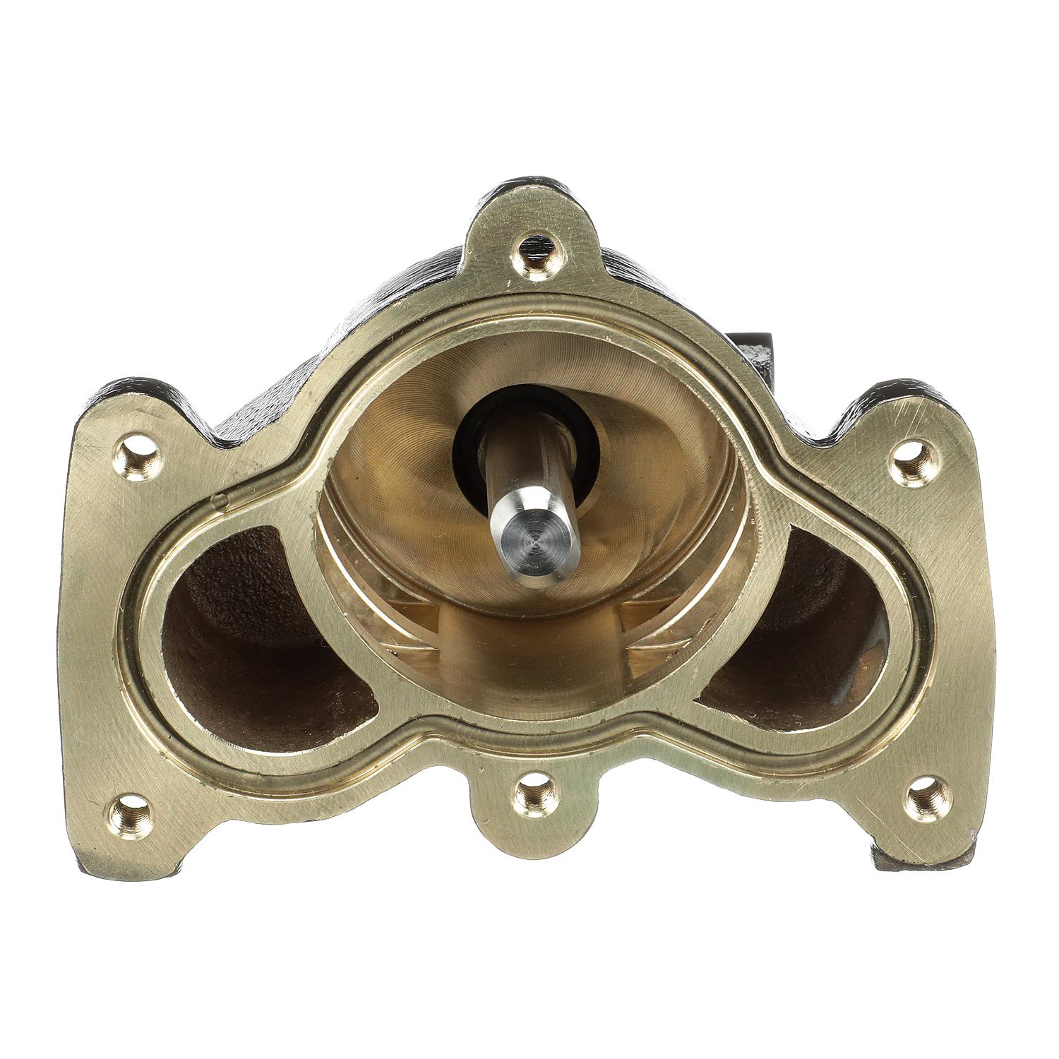 Quicksilver 8M0139984 Brass Water Pump Housing for V6 and V8 MerCruiser Engines: (305, 350 and 496 CID, 2000-2016) - Image 2