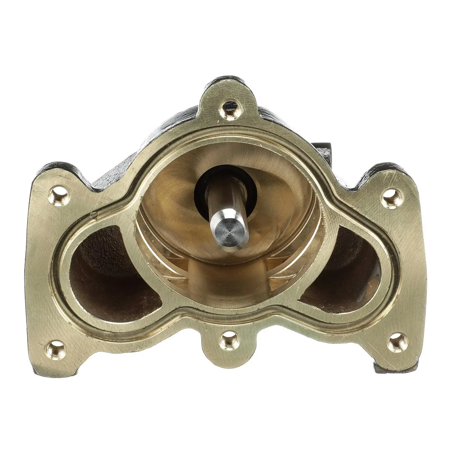 Quicksilver 8M0139984 Brass Water Pump Housing for V6 and V8 MerCruiser Engines: (305, 350 and 496 CID, 2000-2016) - Image 2