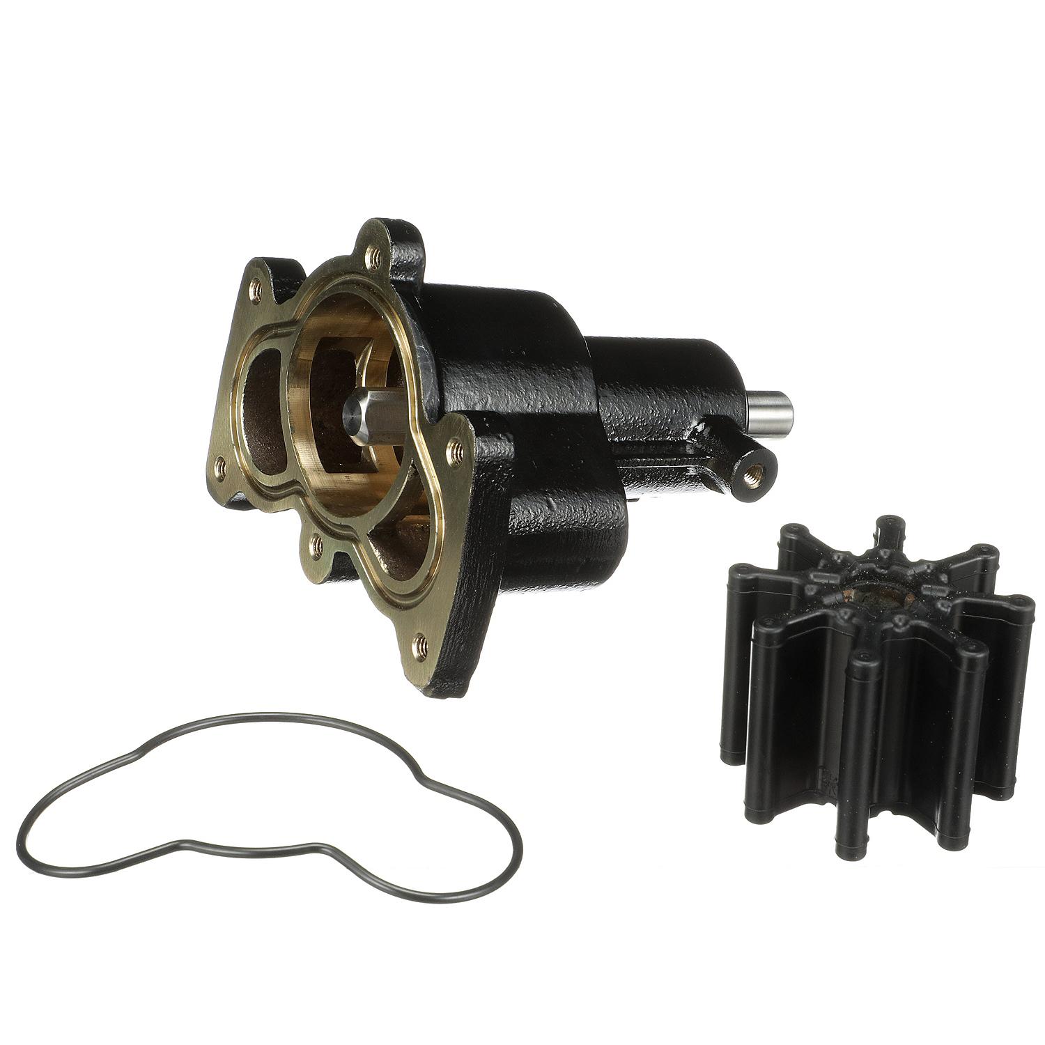 Quicksilver 8M0139984 Brass Water Pump Housing for V6 and V8 MerCruiser Engines: (305, 350 and 496 CID, 2000-2016) - Image 3