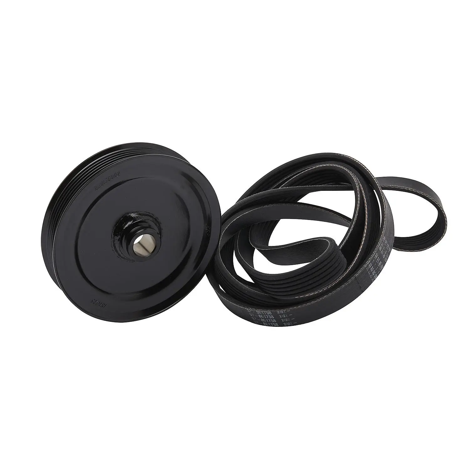 Quicksilver 8M0150824 Serpentine Belt and Pulley Kit, Includes 2,197mm Long Belt and Replacement Pulley