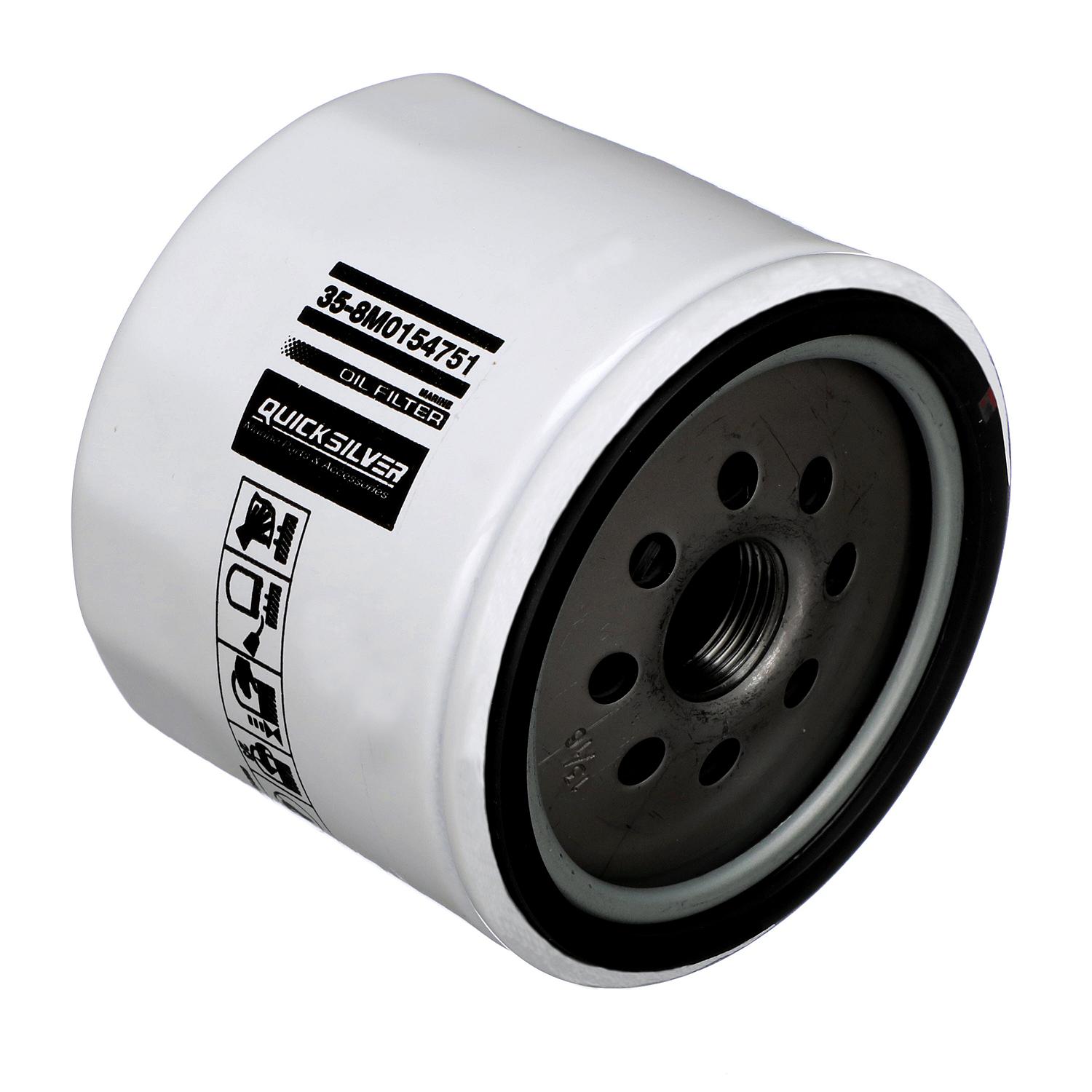 Quicksilver 8M0154751 Oil Filter for Various Marine Engines
