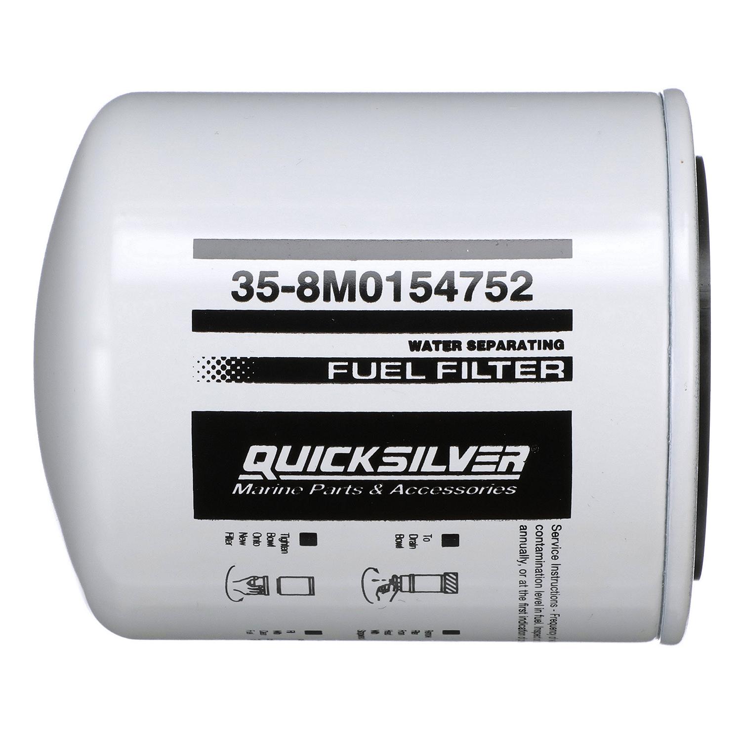 Quicksilver 8M0154752 Water Separating Fuel Filter for Select Yamaha Outboards - Image 2
