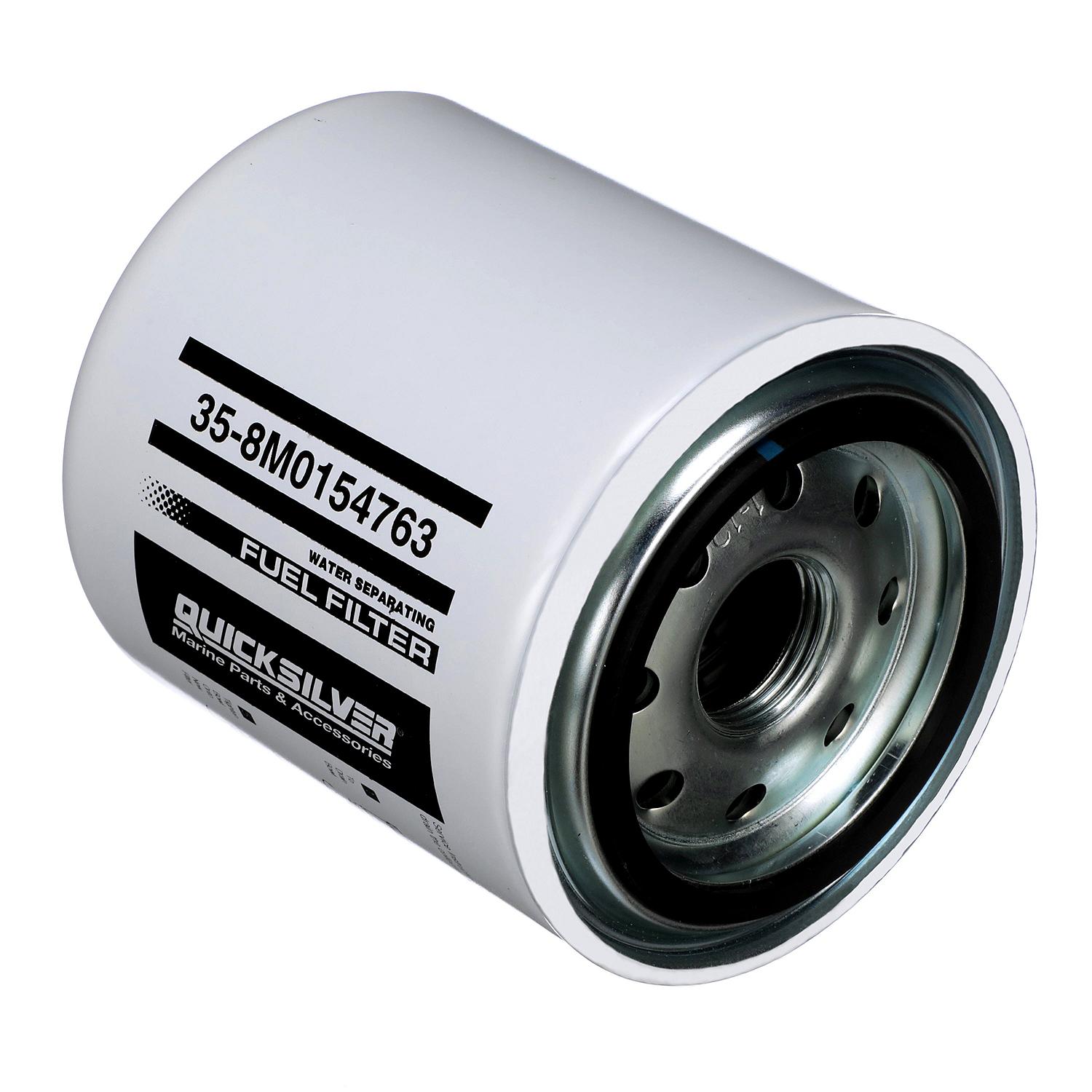 Quicksilver 8M0154763 Water Separating Fuel Filter for Select Johnson/Evinrude Mid-Late 1990s 250/300hp Outboards - Image 4