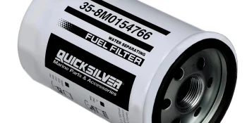 Quicksilver 8M0154766 Water Separating Fuel Filter for Select Yamaha 2-Stroke & 4-Stroke up to 115hp Outboards