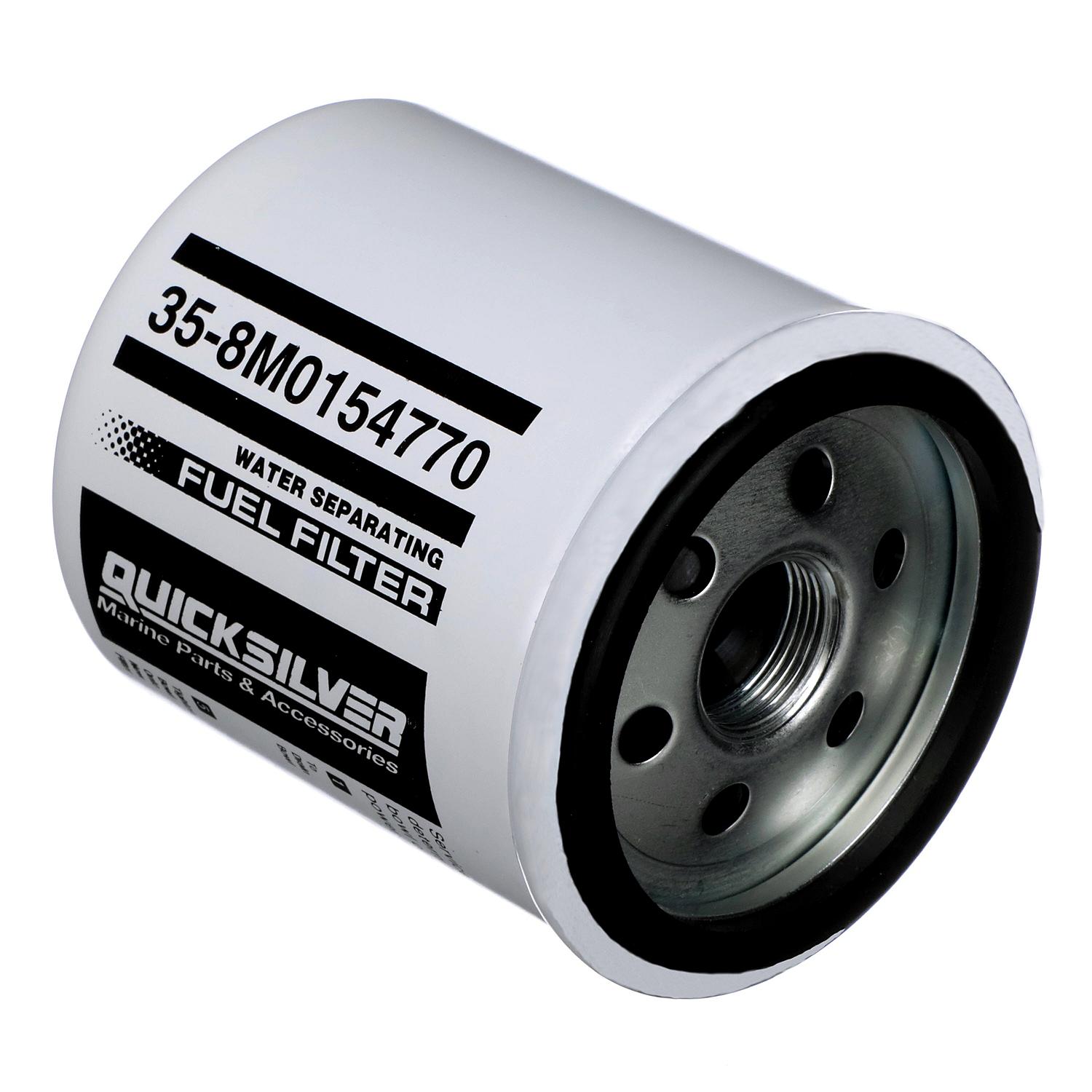 Quicksilver 8M0154770 Water Separating Fuel Filter for Select Volvo Penta, Cobra EFI, Johnson/Evinrude 100-300hp Outboards - Image 3