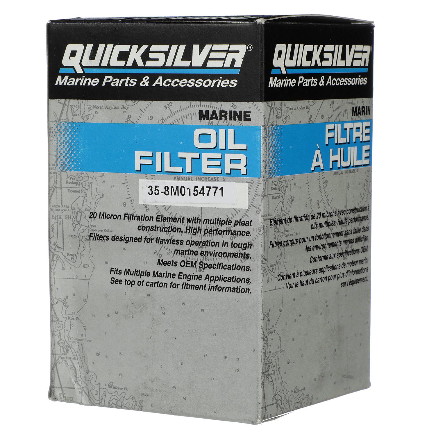Quicksilver 8M0154771 Oil Filter for Various Marine Engines - Image 4