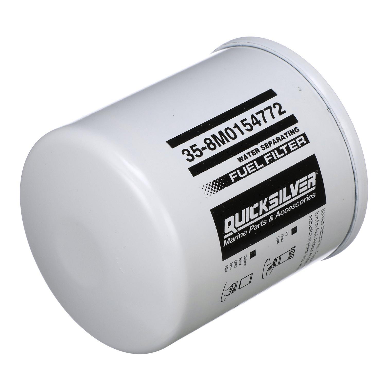 Quicksilver 8M0154772 Water Separating Fuel Filter for Select Johnson and Evinrude Outboards - Image 2
