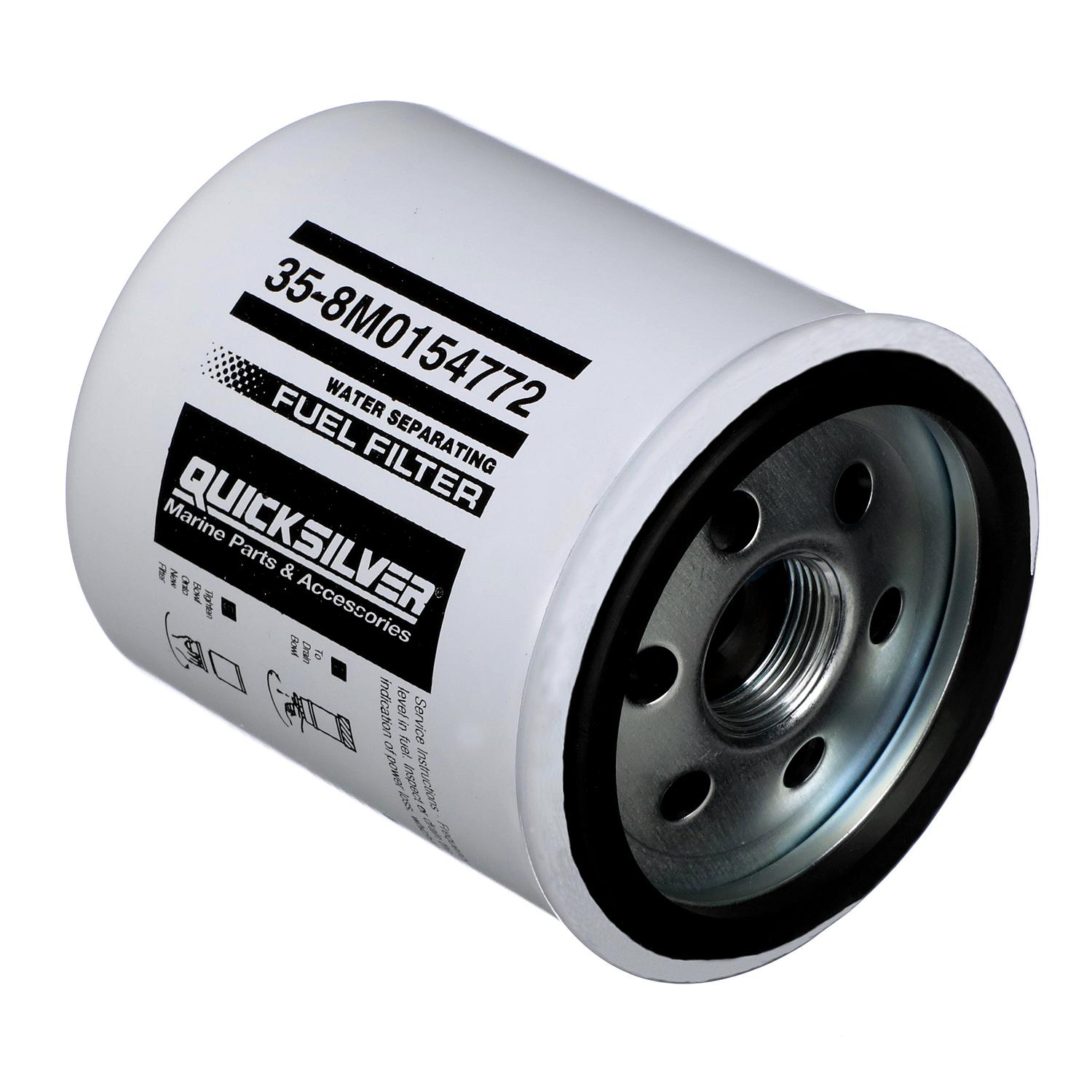 Quicksilver 8M0154772 Water Separating Fuel Filter for Select Johnson and Evinrude Outboards - Image 4