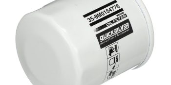 Quicksilver 8M0154776 Oil Filter for Select 2000-2018 Yamaha, Honda, and Nissan/Tohatsu 9.9-115hp Outboards