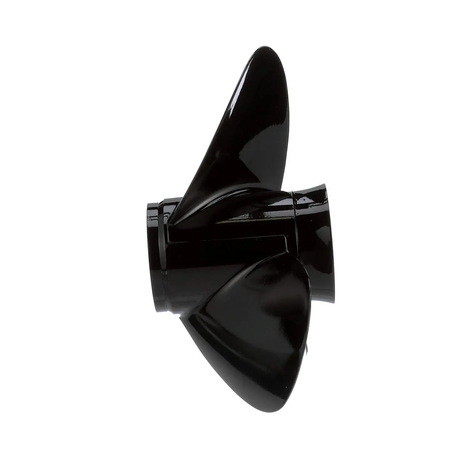 Quicksilver Black Diamond Bravo Two Propeller Black Finish, 19.5" Diameter x 13" Pitch, Left Hand Rotation - Image 3
