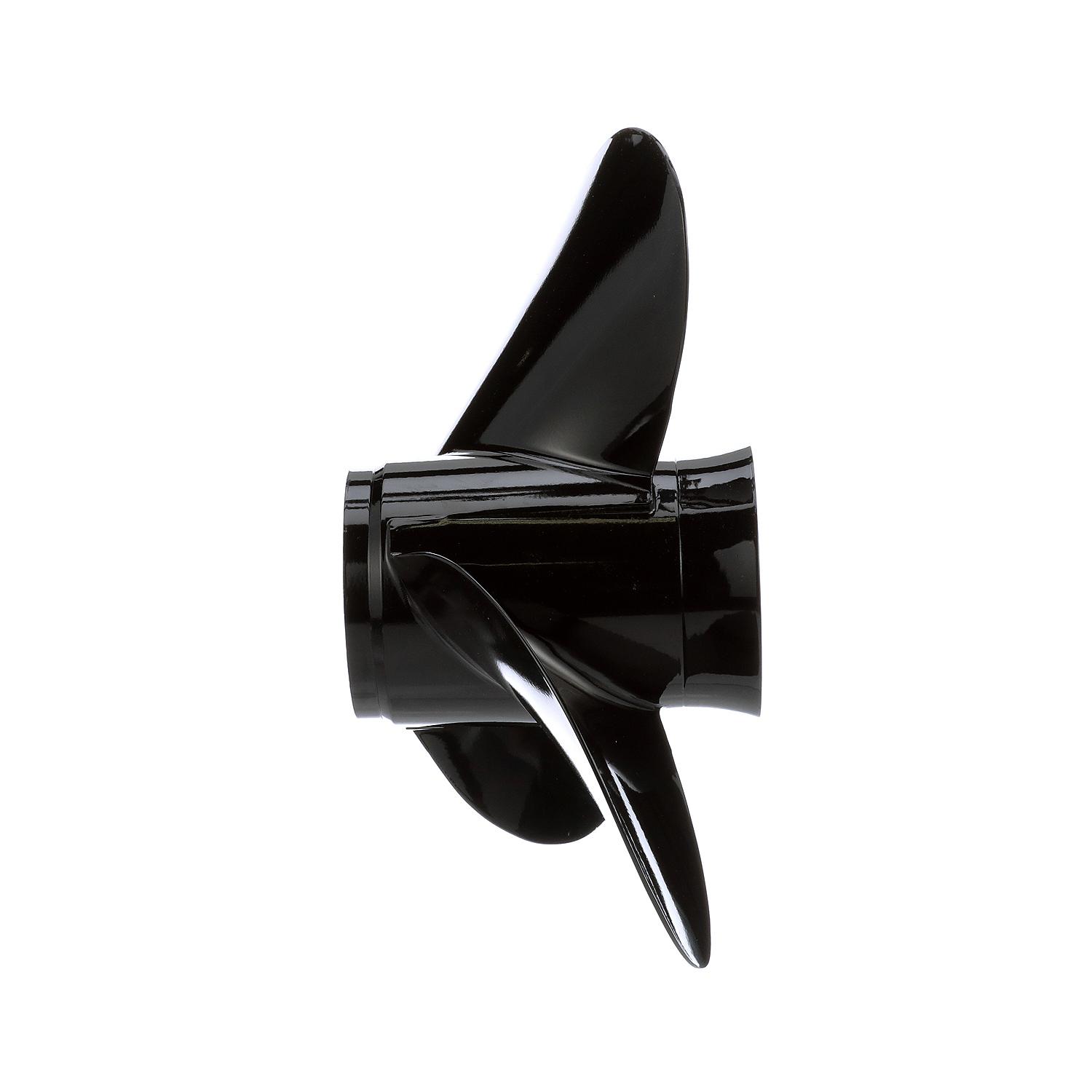 Quicksilver Black Diamond Bravo Two Propeller Black Finish, 18.8" Diameter x 17" Pitch, Right Hand Rotation - Image 3