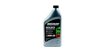 Quicksilver 8M0166408 10W-40 Synthetic Blend ATV/UTV/Motorcycle Oil, 1 Quart, Qty 6