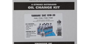 Quicksilver 10W-30 Oil Change Kit for 4-Stroke Yamaha F225 through F300 Outboards