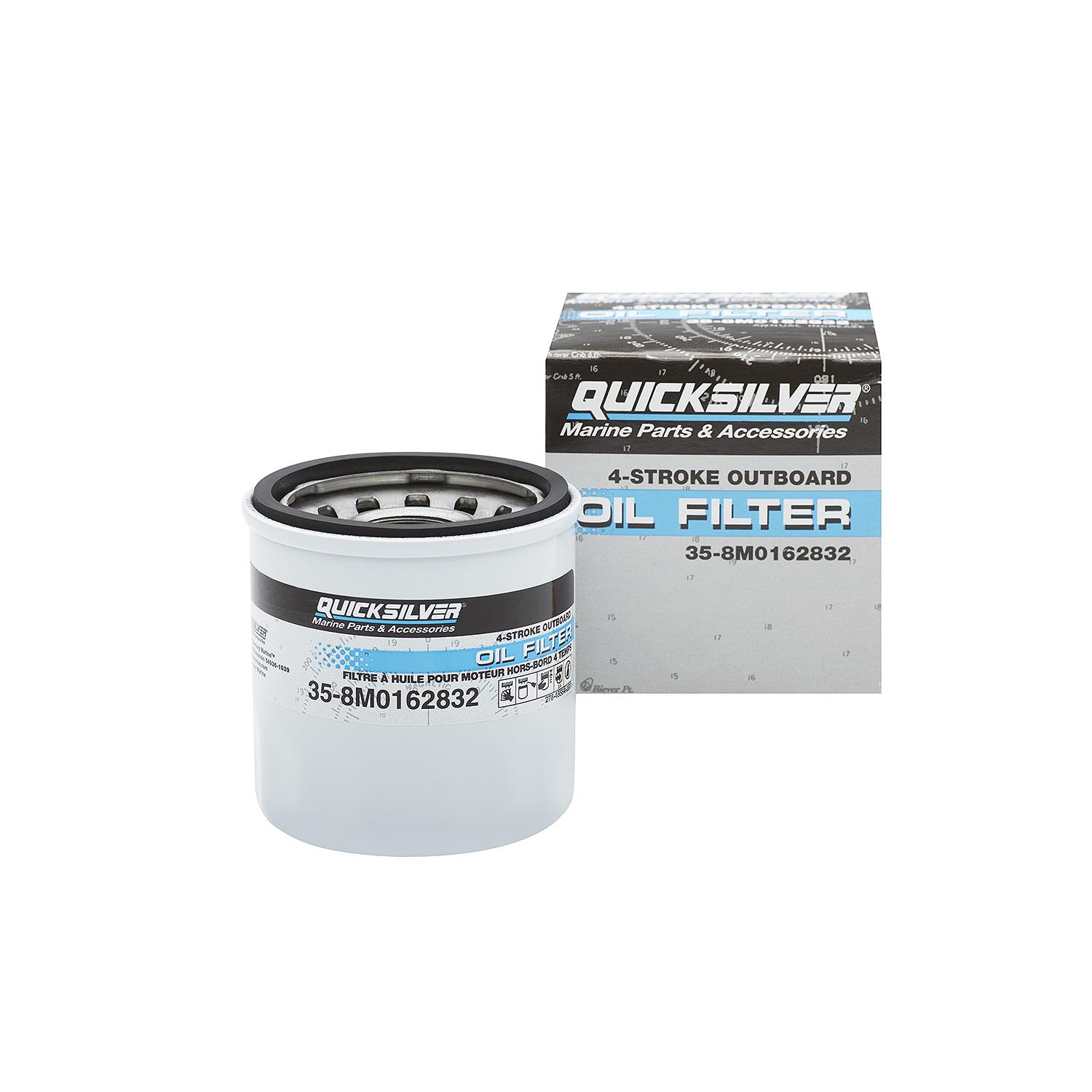 Quicksilver 8M0162832 Oil Filter for Select Mercury 9.9-30hp Outboards - Image 3