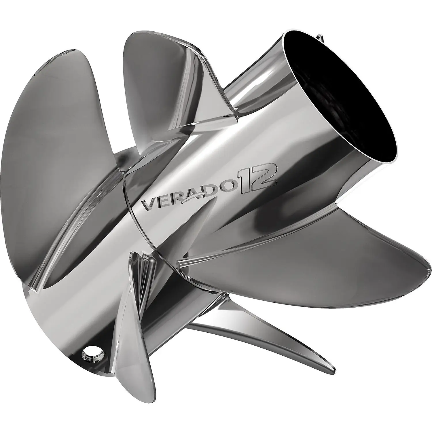 Mercury Verado12 8M0166986 Aft/Rear 3-Blade Stainless Steel Propeller, 27.5″ Pitch, Right-Hand Rotation