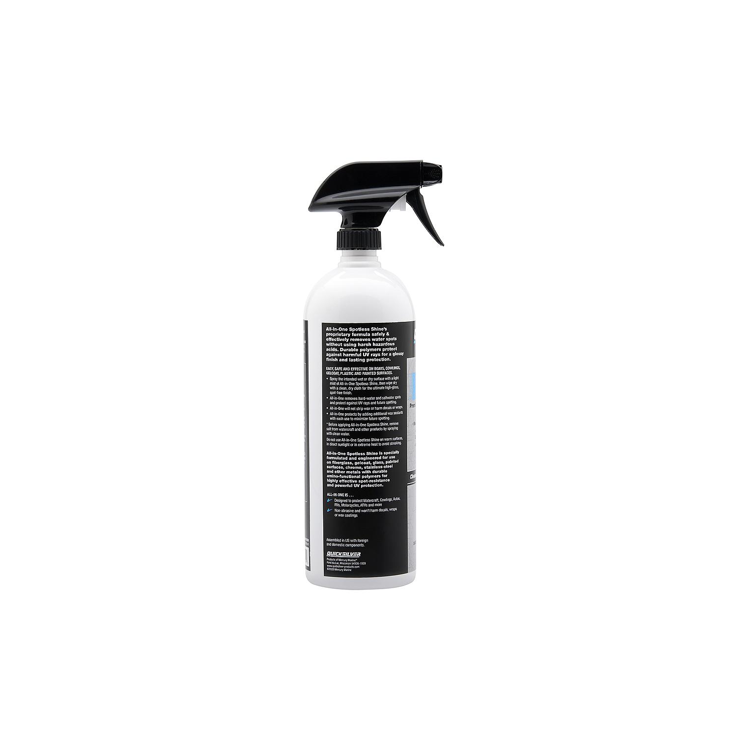 Quicksilver Spotless Shine For Marine Boats and Outboard Engines, RV and Powersports, 32 oz. - Image 2