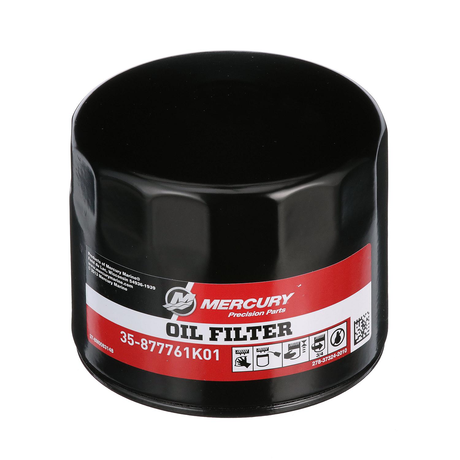 Mercury 4-Stroke Engine Oil Filter 877761K01 for Mercury 75-115hp FourStroke and 150hp EFI FourStroke Outboards - Image 2