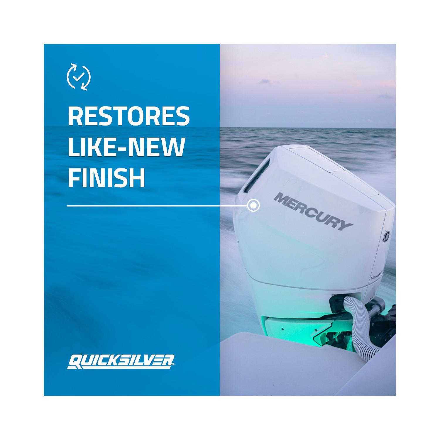 Quicksilver Spotless Shine For Marine Boats and Outboard Engines, RV and Powersports, 32 oz. - Image 9