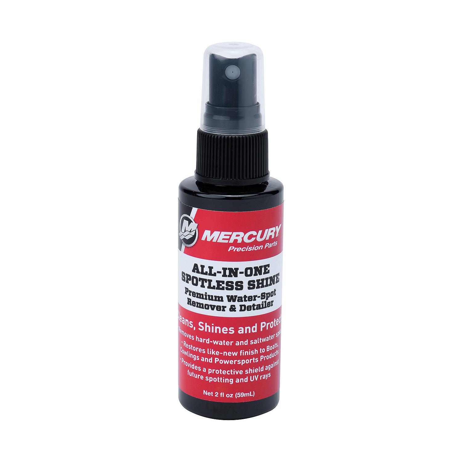 Mercury 8M0170561 All-in-One Spotless Shine Premium Water-Spot Remover and Detailer - 2 oz Bottle - Image 2