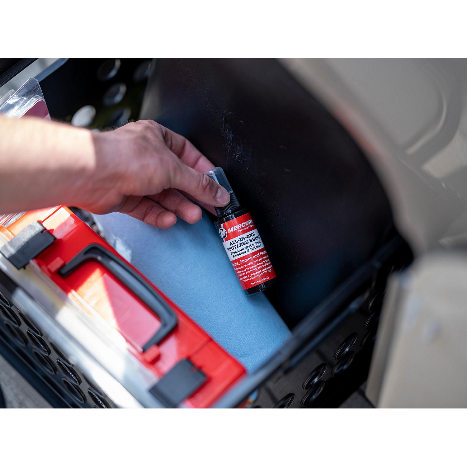 Mercury 8M0170561 All-in-One Spotless Shine Premium Water-Spot Remover and Detailer - 2 oz Bottle - Image 3