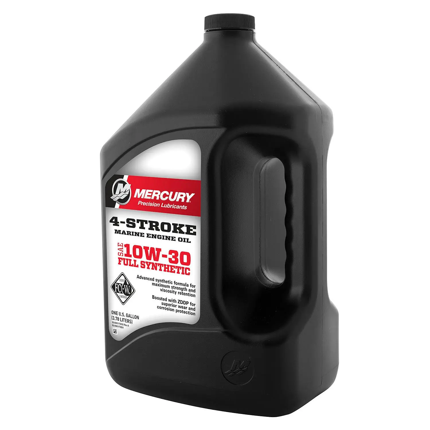 Mercury 8M0173224 SAE 10W-30 Full Synthetic 4-Stroke Marine Engine Oil - 1 Gallon - Image 3