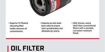 Mercury 4-Stroke Engine Oil Filter 877767K01 for Mercury L4 135-200hp Verado Outboards