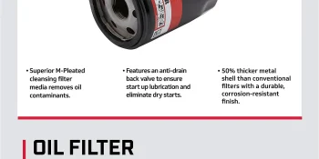 Mercury 4-Stroke Engine Oil Filter 877767K01 for Mercury L4 135-200hp Verado Outboards