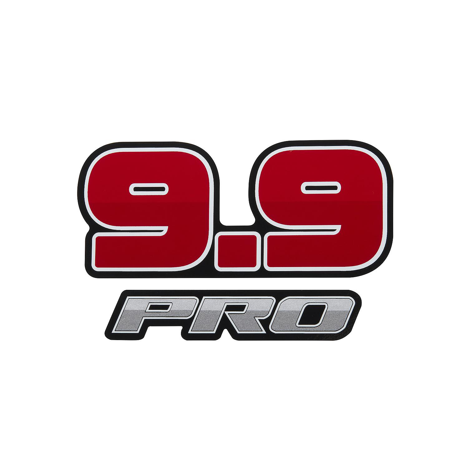 Mercury Rear 9.9hp Decal 8M0173449 for 333cc 2-Cyl EFI ProKicker Outboards