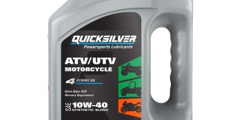 Quicksilver 10W-40 Synthetic Blend ATV/UTV/Motorcycle Oil, 1 Gallon