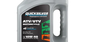 Quicksilver 10W-40 Synthetic Blend ATV/UTV/Motorcycle Oil, 1 Gallon