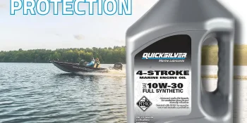 Quicksilver 8M0175781 Full Synthetic 10W-30 4-Stroke Marine Engine Oil, 1 Gallon