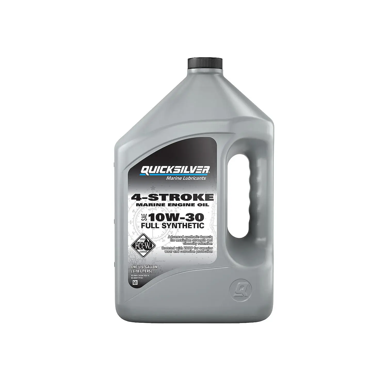 Quicksilver 8M0175781 Full Synthetic 10W-30 4-Stroke Marine Engine Oil, 1 Gallon - Image 3