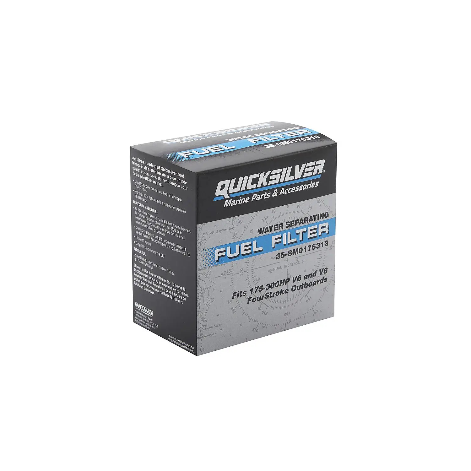 Quicksilver 8M0176313 On-Engine Water Separating Fuel Filter