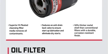 Mercury 4-Stroke Engine Oil Filter 877769K01 for Mercury L6 200-400hp Verado Outboards