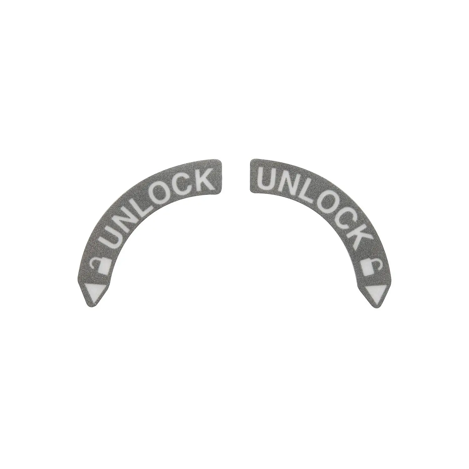 Mercury Hood Unlock Decal 8M0179266 for V12 Outboards